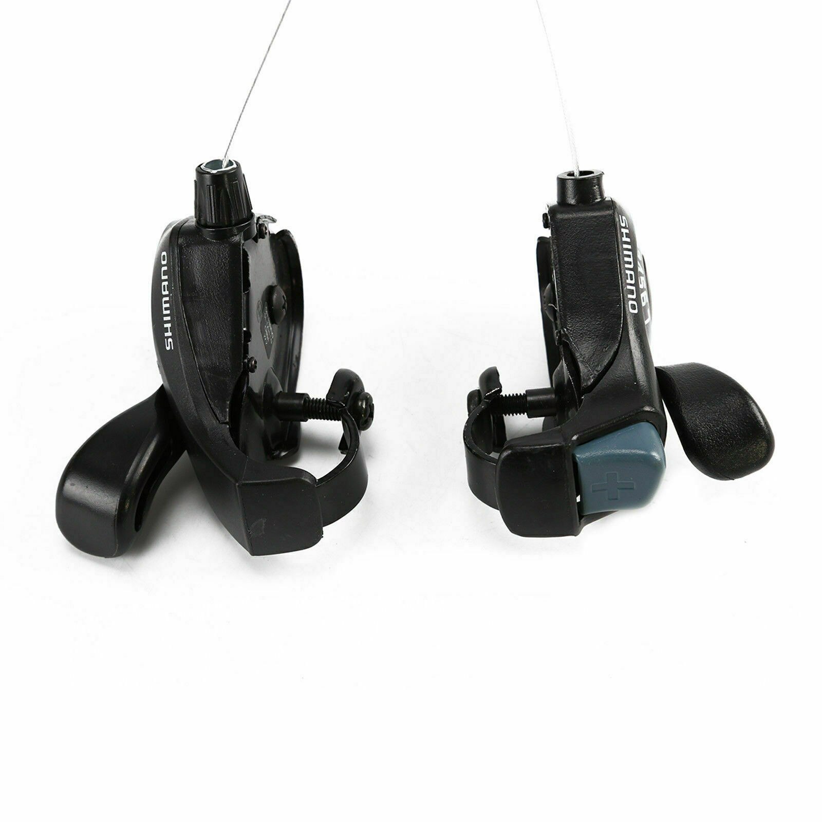 3/6/7 Speed Bicycle Shifter Brake MTB Mountain Road Bike Riding Disc Brake Levers with Shift Cable Thumb Gear Shift Lever Set