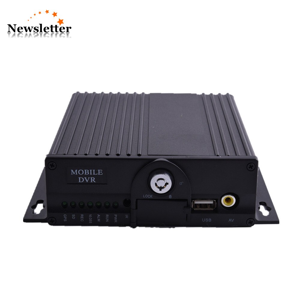 1080P AHD Mobile DVR CCTV MDVR 4 Channel support Double SD Card Storage DVR