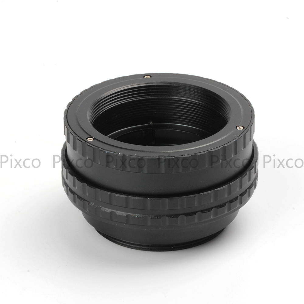 M42 Lens Verstelbare Scherpstellen Helicoid Macro Tube 13-22mm/35-90mm/17-31mm + Lens Adapter M42/C Mount Lens voor Fuji FX Camera