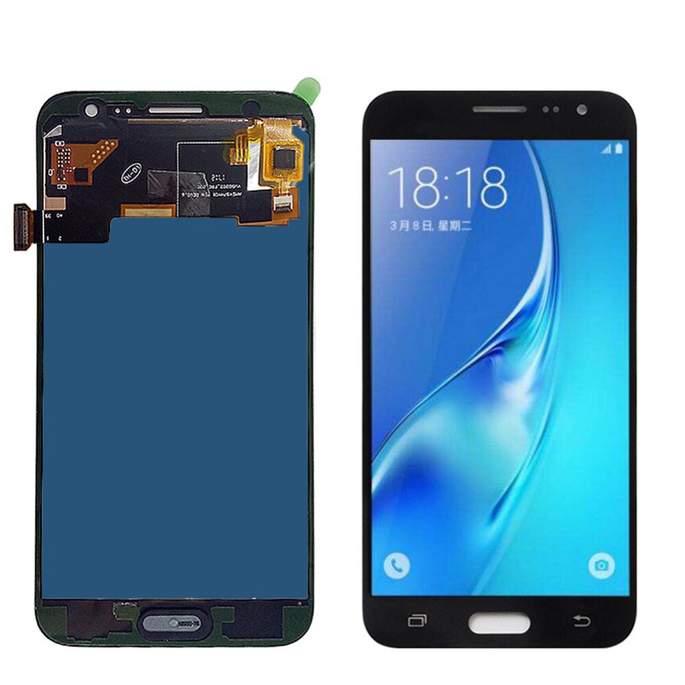 SZMUGUA SM-J320FN/F/M/H/DS pour Samsung Galaxy J3 J320 écran LCD + écran tactile J320F J320FN J320H J320M ajuster la luminosité: black without Frame