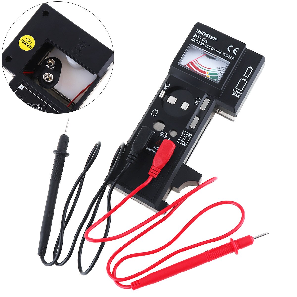 3 IN1 Portable Digital High Precision Multi-purpose Fuse Tester One Pair Test Pen