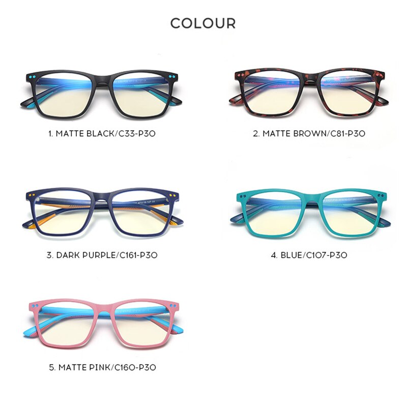 Gafas fotocromáticas cuadradas para niños y niñas, lentes con filtro de luz azul Tr90 para niños de 6 a 12 años, gafas antiradiación para ordenador