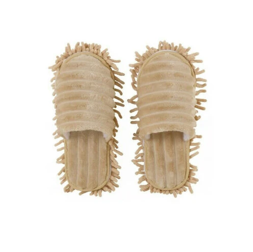 Washable Microfiber Dust Mop Slippers Lazy Quick House Floor Cleaning Shoes Home Shoes: Blue / 10pcs