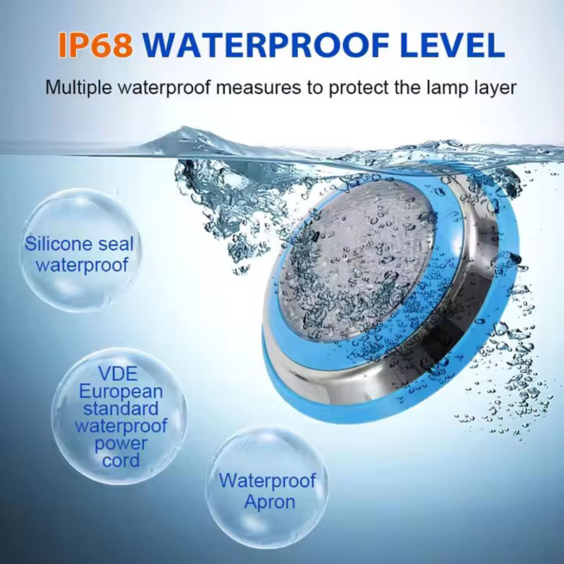 Stainless Steel Ip68 Led Swimming Pool Light 12W 18W 24W 36w 54W Waterproof Lamps Underwater Lights AC12V RGB Piscina Lamp