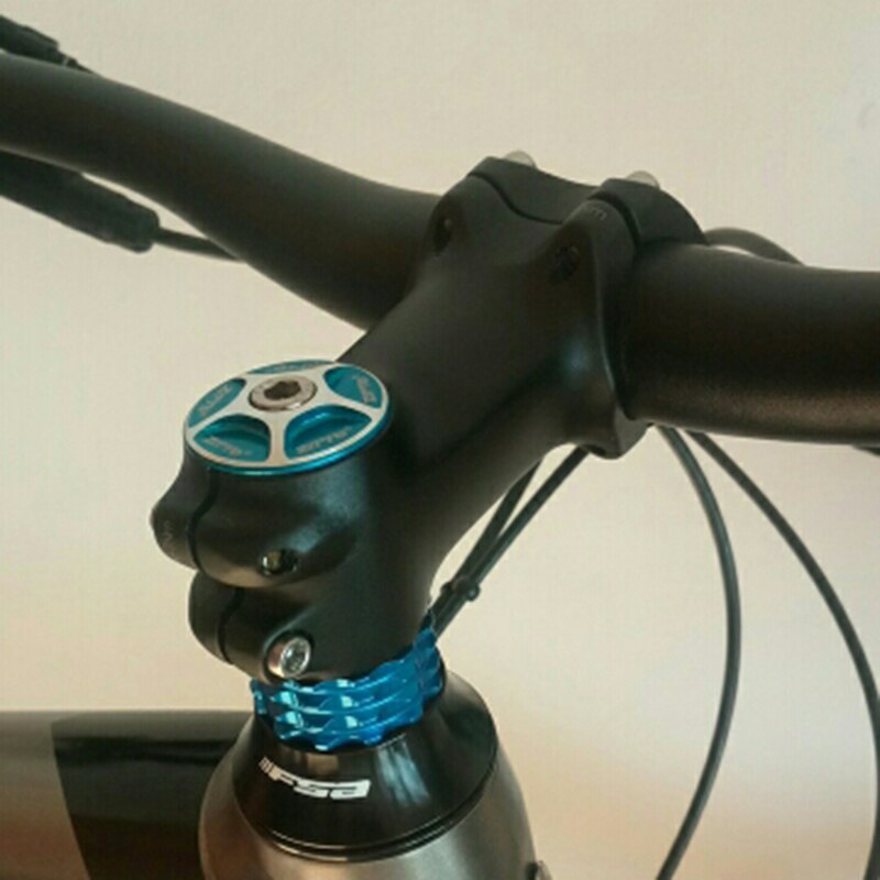 Vástago separador de auriculares de aleación de aluminio y fibra de carbono para bicicletas de montaña, accesorios ultraligeros para bicicletas de carretera y montaña