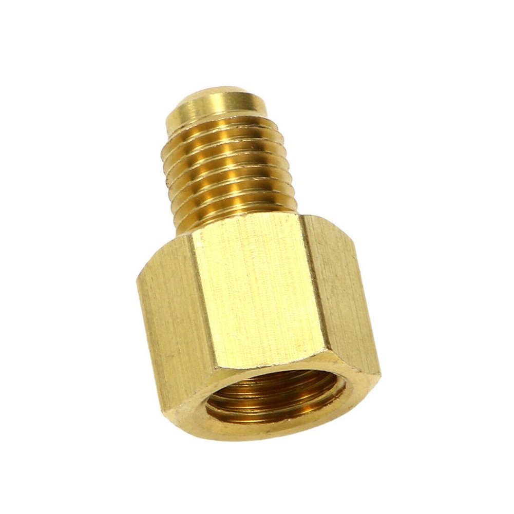 Nitrogen Regulator Adapter Fittings Brass Support 1/4'' SAE AG Male Head To G1/4'' IG Female Head For Air Conditioner