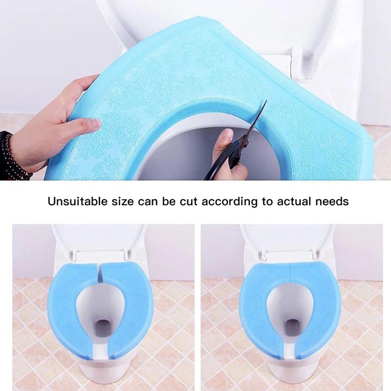 EVA toilet seat insulation waterproof toilet seat waterproof pad detachable toilet seat protective cover