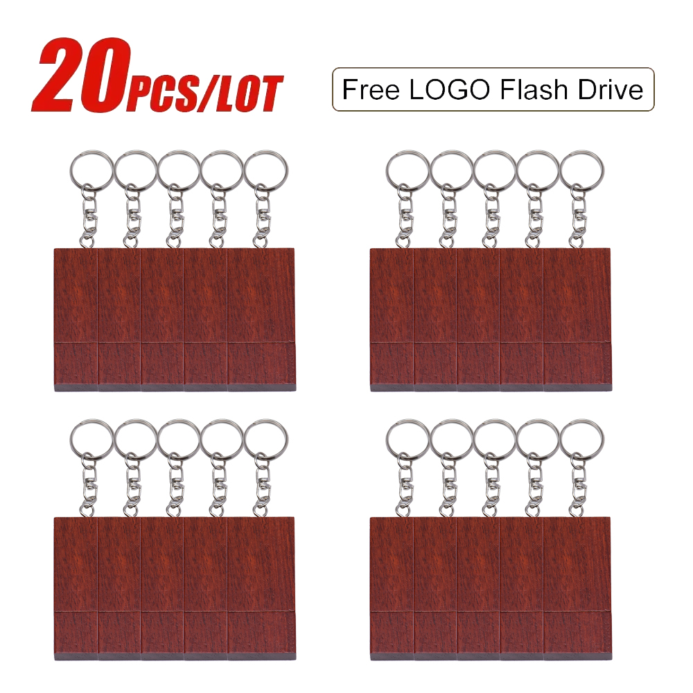 20 unids/lote, , unidad Flash USB 2,0 de madera, 128GB, 64GB, 32GB, 16GB, 8GB, memoria Stick, fotografía, de boda, logotipo personalizado gratis: Plata / 16 GB