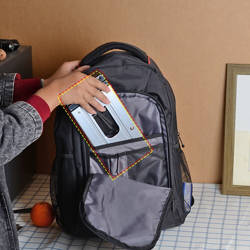 B-LIFE Stainless Steel Hand Truck Garden Carts Folding Wheels Solid Construction Adjustable Handle for Shopping Moving Cart Bag