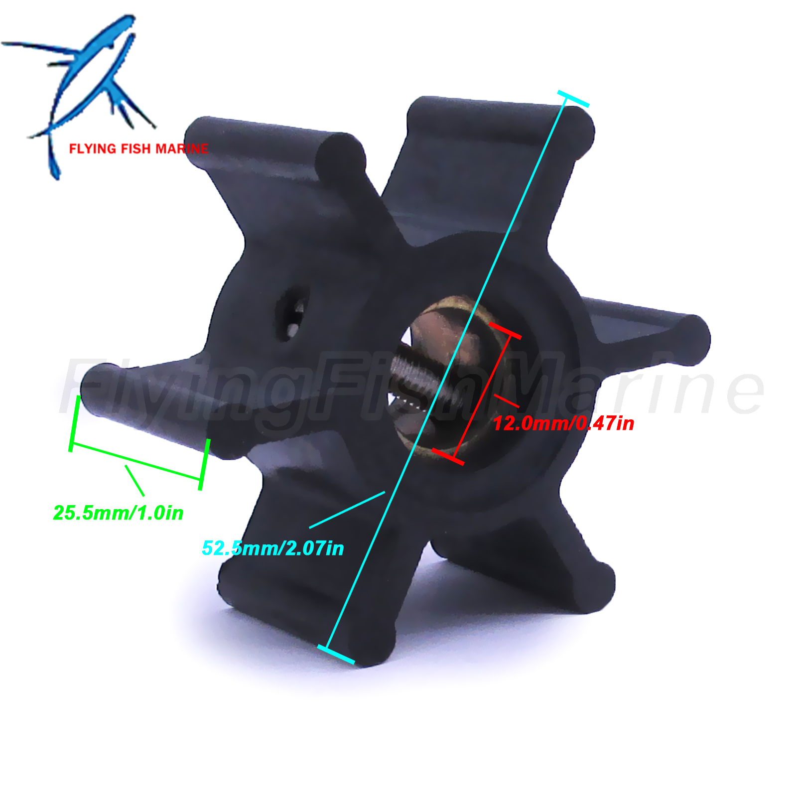 Water Impeller 312-11-008 31211008 312.11.008 Voor Zool Diesel / 500123 Cef Binnenboord Motor