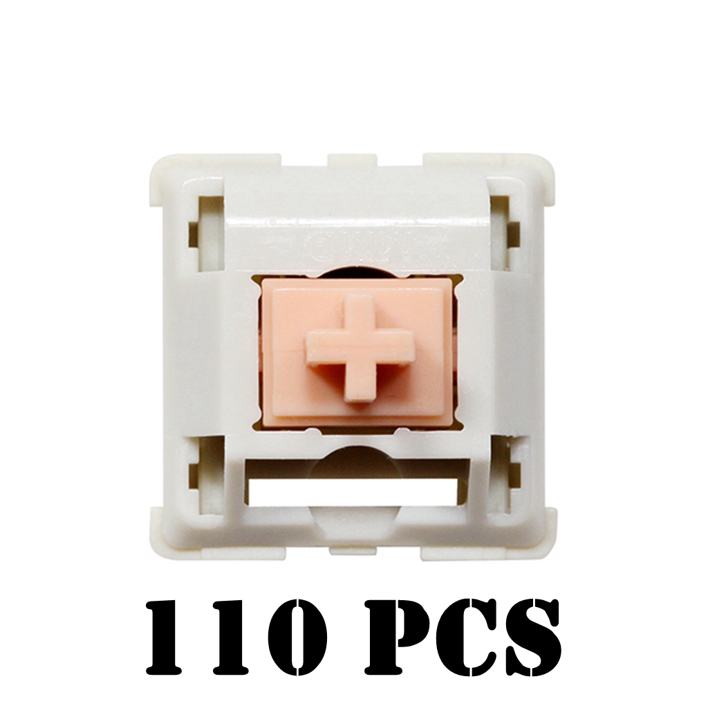 Heilige Panda V2 Tactiele Schakelaar 3 Pinnen 67G 62G 55G Mx Pro Ver Switces Gaming Mechanisch Toetsenbord Hp Pc Pom Nylon Fabriek Lubed: CAMEL / Blauwe schakelaar
