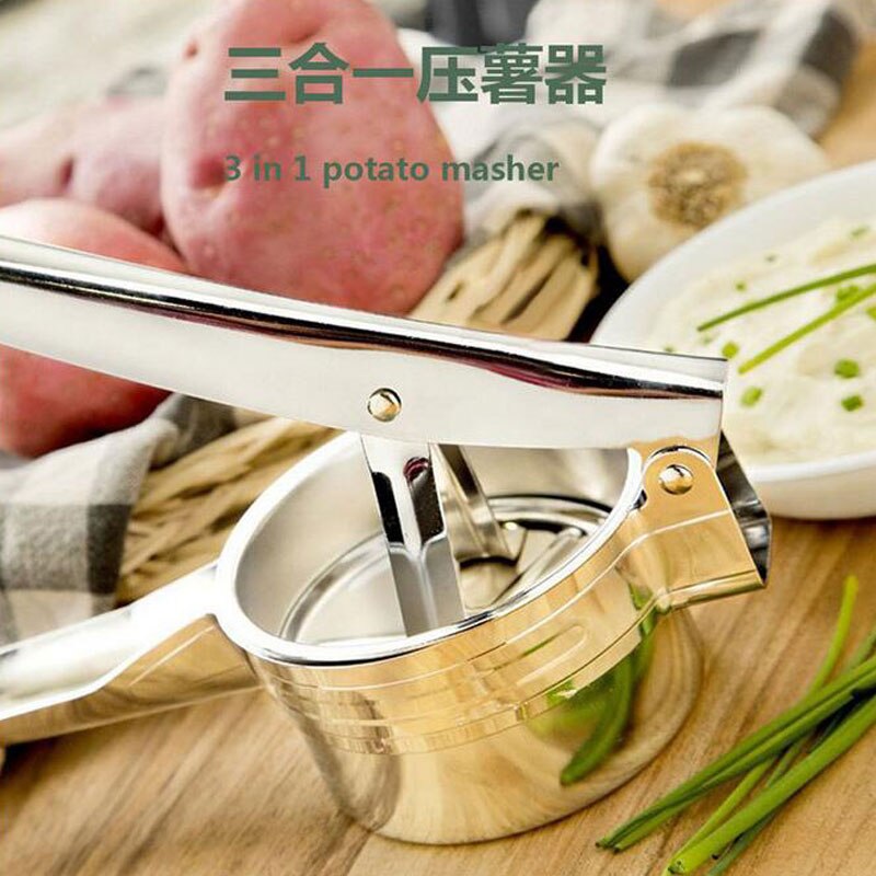 multi-functional stainless steel potato mashers/ juicer ressure mud puree vegetable fruit Vegetable Juicer press maker Tool