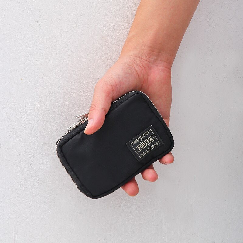 Mini portafogli per studenti Casual portafoglio per giovani porta carte di moda uomo borsa piccola portafoglio uomo giapponese panno corto in Nylon impermeabile