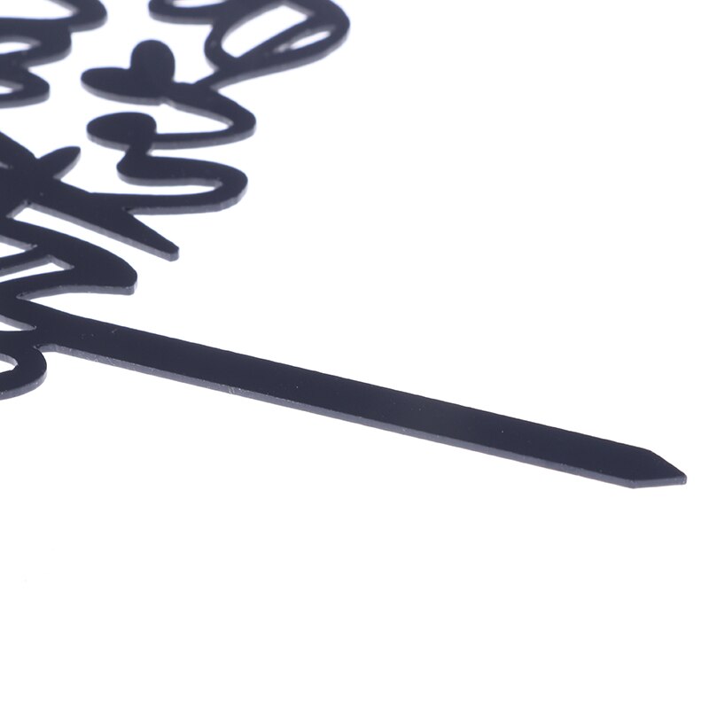 Cute Happy Birthday Cake Topper Acrylic Birthday Party Dessert Decoration Cupcake Topper