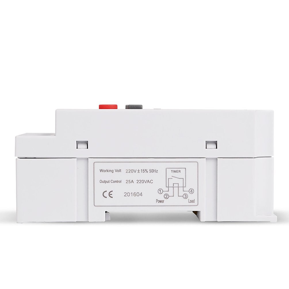 SINOTIMER TM630S Weekly Digital Electronic Timer Auto-Off/On Timer Switch 7 Days Programmable Electrical Equipment Timing Device