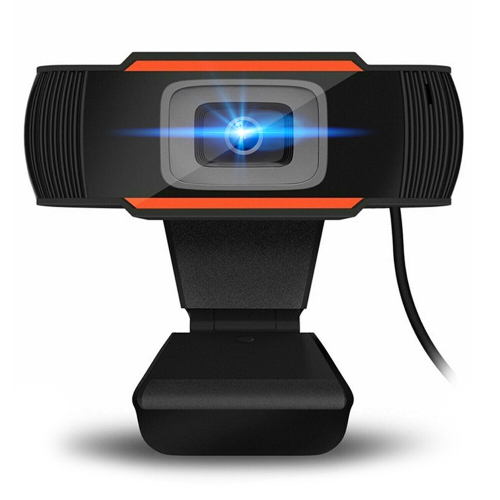 Webcam HD 1080 px avec Microphone intégré, caméra web rotative pour diffusion d'émission en direct, vidéoconférence et téléconférence: 720P