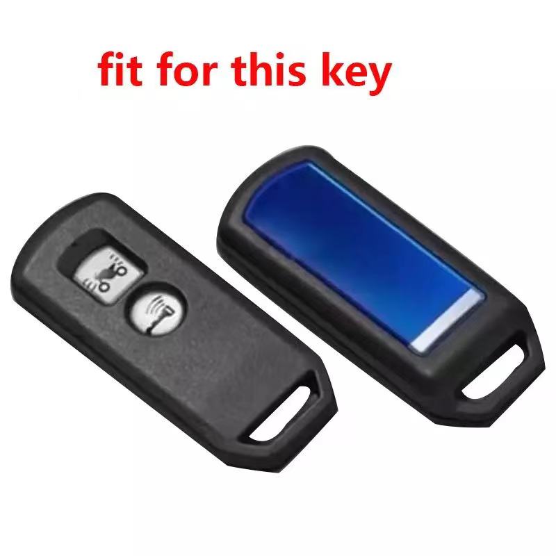 Funda protectora de silicona para llave de motocicleta, protector inteligente de 2 botones para Honda X ADV SH 125, 150, 300, Forza 125, 300, PCX150,