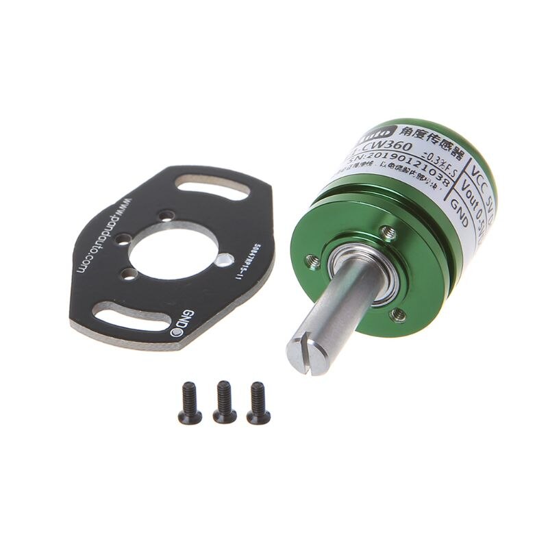 DC 5V Hall Angle Sensor Hall Effect Potentiometer Analog Transducer Rotation Displacement Non-contact Instrument