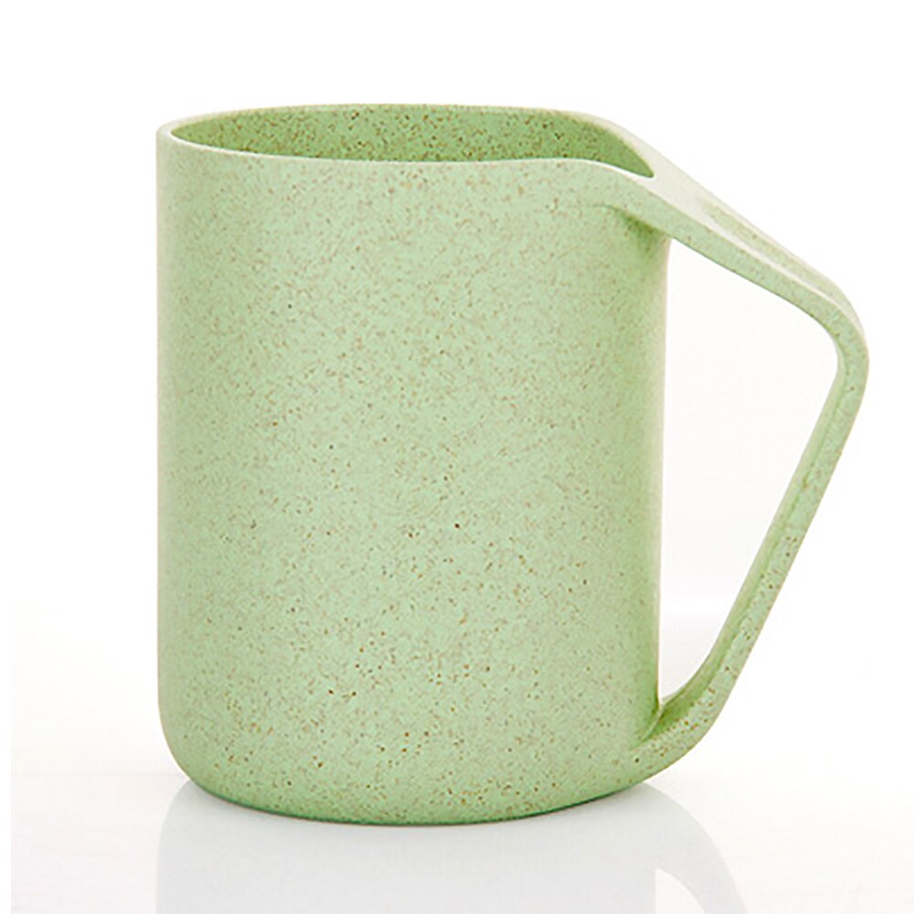 Toothbrush Toothpaste Organizer Eco-Friendly Wheat Straw Biodegradable Unbreakable Cup Mouthwash Water Mug Bathroom Tumbler: A