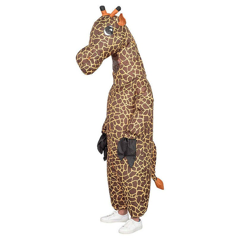 Halloween gonflable girafe mascotte Costume intéressant scène Performance Cosplay fête jeu carnaval noël pâques annonce vêtements