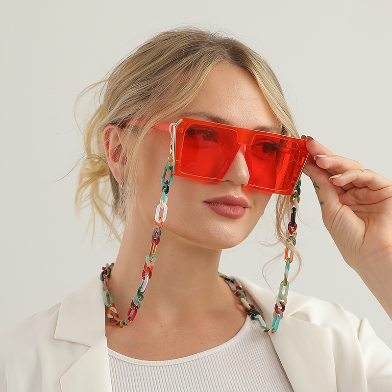 Nieuw acryl lenzenvloeistof ketting lanyard trendy zonnebril leesbril ketting bril accessoires MAAN GIRL