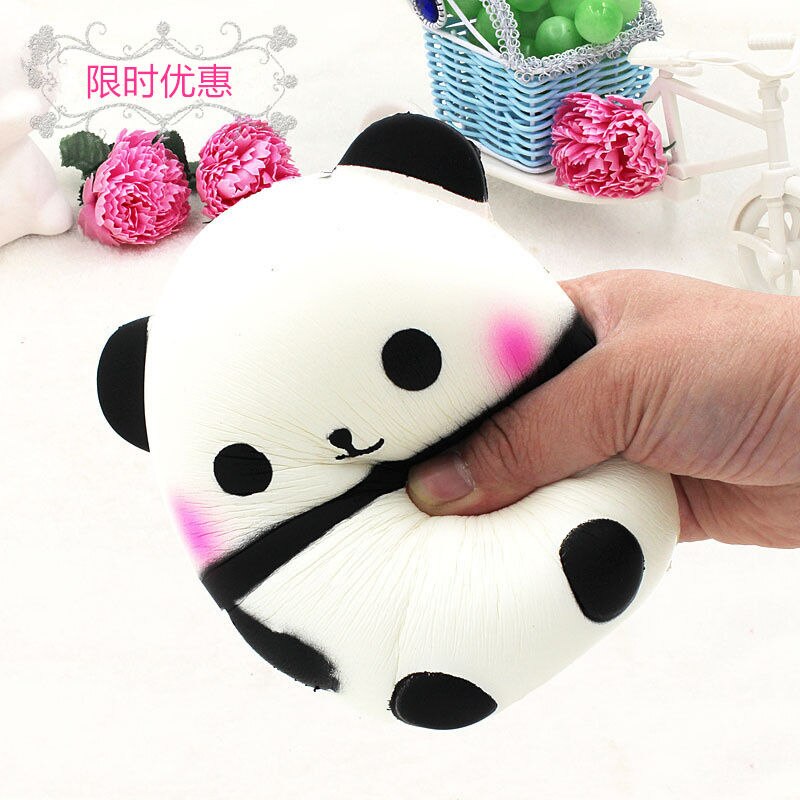 Blanda suave Panda juguetes kawaii squishies lento aumento estrés relevista de ventilación pelota antiestrés juguete para niños y adultos,
