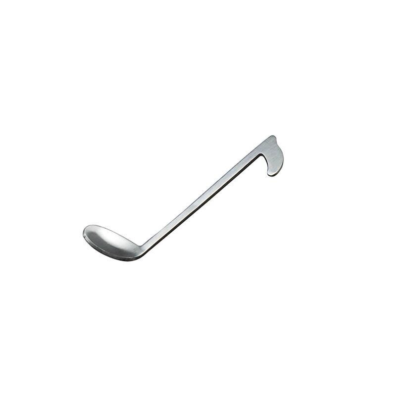 Nota Musical de acero inoxidable, cuchara de café, cucharón de Metal para postre, cucharas de miel, cuchara de té para tazón taza, herramientas de cocina