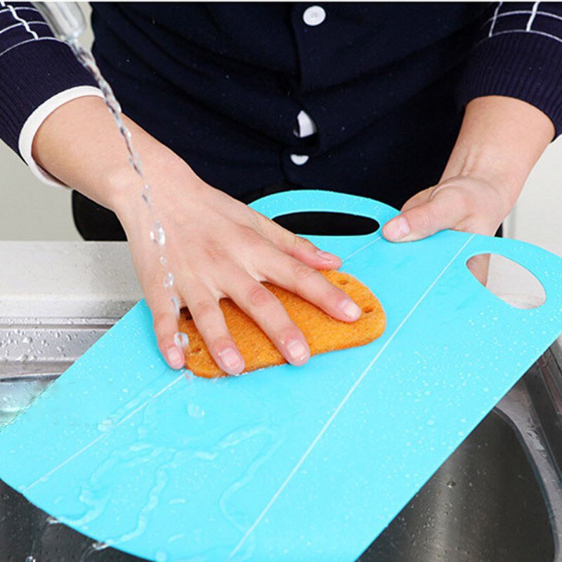 GQIYIBBEI Küche Faltbare Hack Block Kreative Non-slip Folding Schneiden Schneiden Bord Tragbare Camping Kochen Im Freien Matte