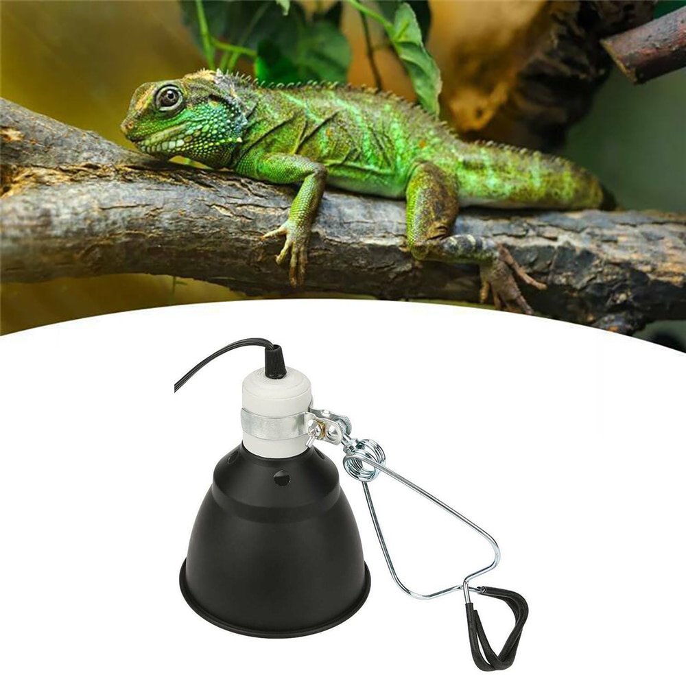 300w e27 reptiler keramisk uvb värmeljuslampa kupolhållare sköldpadda brooder basking uk/eu plugglampa lampskärm