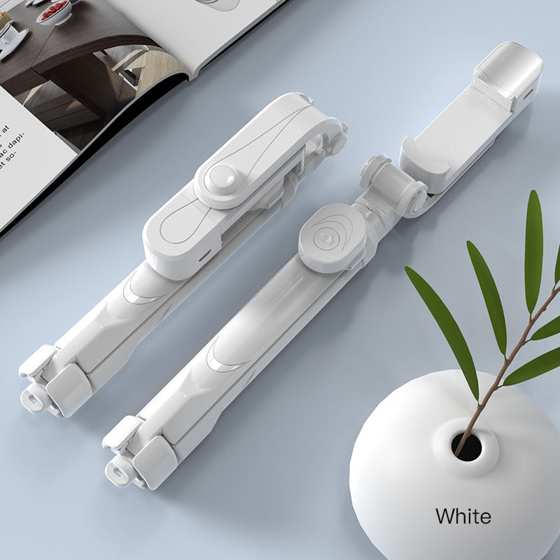 Tripé de selfie wireless com bluetooth, tripé com controle remoto, selfie, extensível, dobrável, monopé para câmera de ação, transmissão ao vivo