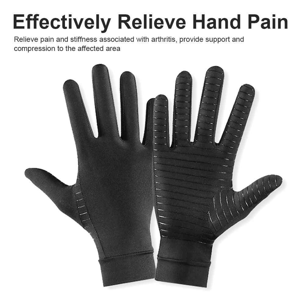 Gants de Compression d'Arthrite en Fibre de Cuivre, Support de Poignet, Articulations, pour le Cyclisme, pour les Instituts Otos