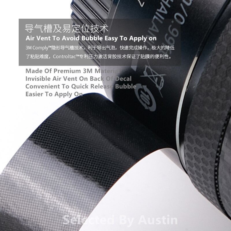 For Lens Skin Decal Protector Sigma 35 f1.2 E Mount Anti-scratch Lens Sticker Wrap Cover Case