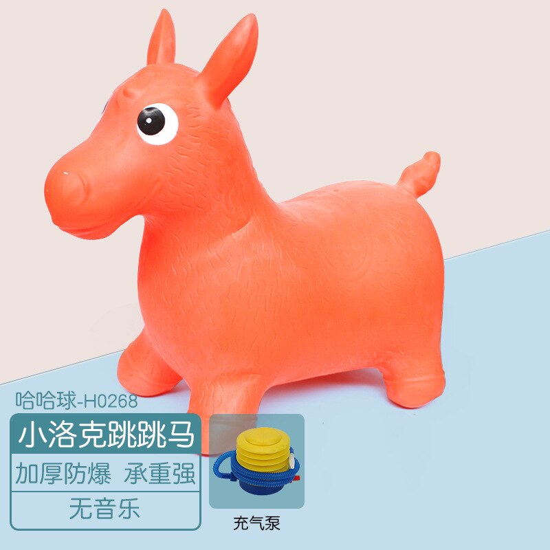 BBSKY Music Bouncy Horse Hopper Inflatable Jumping Horse Bouncing Animal Toys for Kid Toys Animal Riding Toys C20: 8