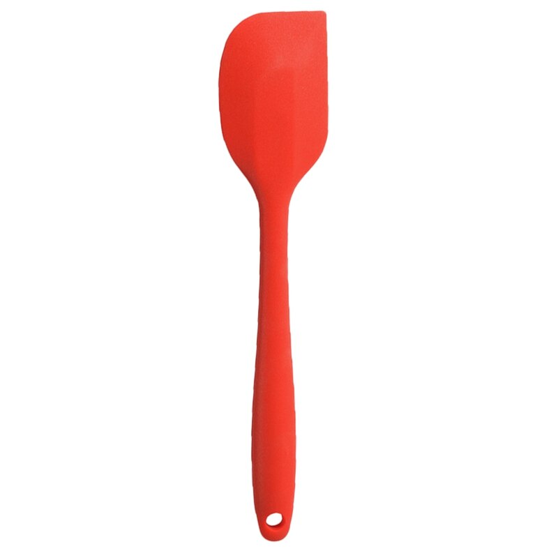 Multi-colored Spatula Kitchen Buttercream Silicone Cake Cooking Cream Spatula Cake Cooking Tool Kitchen Kitchenware: red
