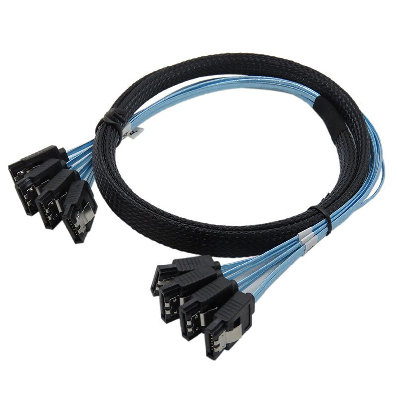 Hoge Snelheid 6Gbps Sas Kabel Sata 3 Kabel SATA III voor Server HDD SSD kabel 1M