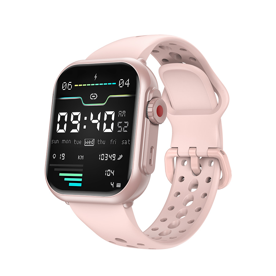 Smartwatch per uomo e donna, batteria da 1000 mAh, 100 giorni di pausa, schermo HD da 1,85", fitness inseguitore, IP68 impermeabile, cardiofrequenzimetro/monitoraggio del sonno, per androide/iPhone: nero