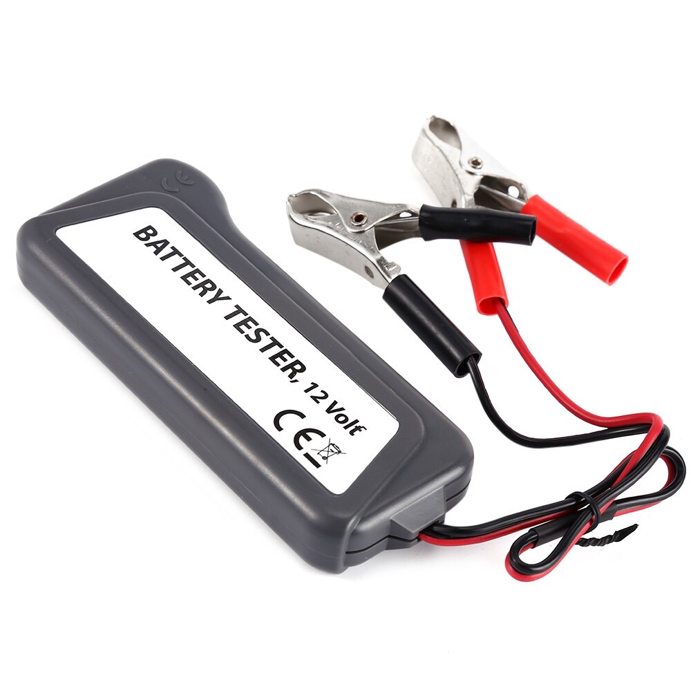 Mini 12v bil batteri tester digital generator tester 6 led lys display bil diagnostisk værktøj auto batteri tester til bil