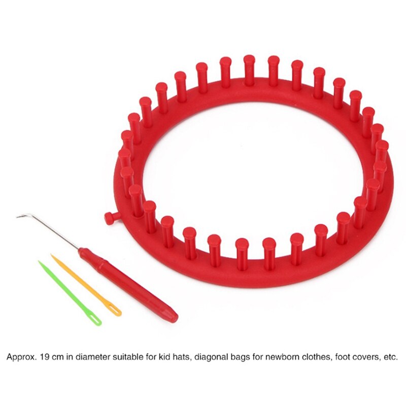 DIY maszyny dziewiarskie plastikowe okrągły kwadrat kapelusz narzędzie dziewiarskie kapelusz szalik maszyny dziewiarskie robienie na drutach szydełkować szycia tkactwo narzędzie: F