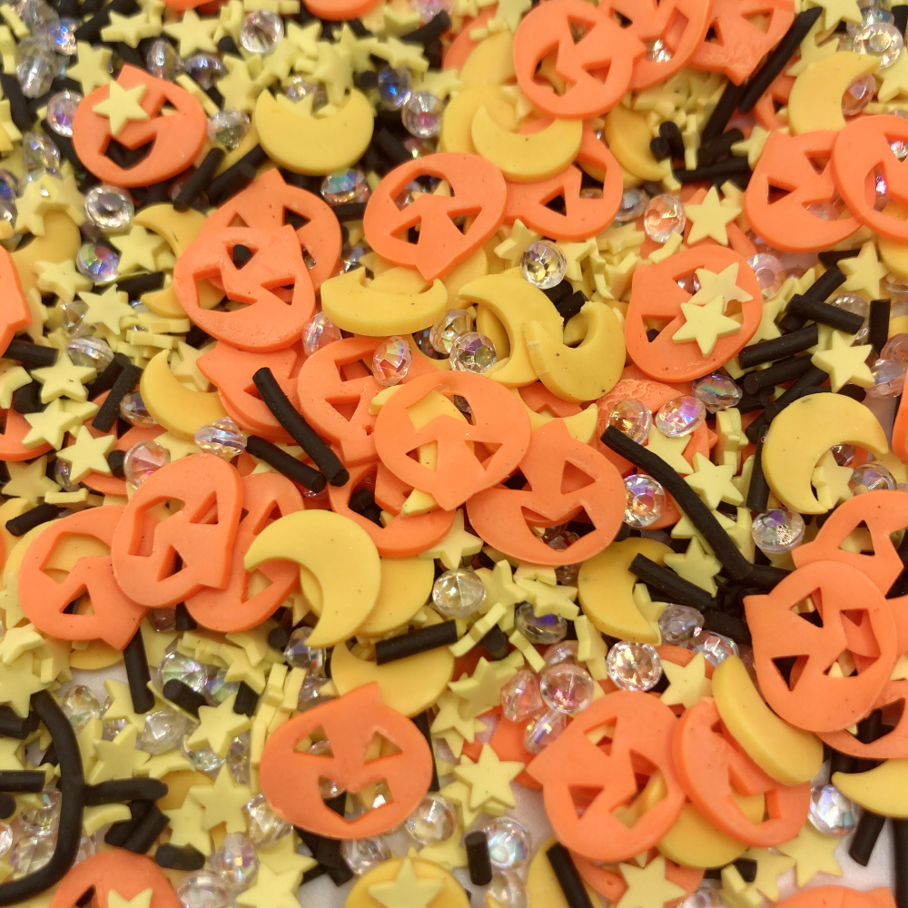 50g Venom Jar Slices Slices Polymer Clay Sprinkles for DIY Craftsman Slime Filling Nail Art Halloween Decoration Accessories: 4