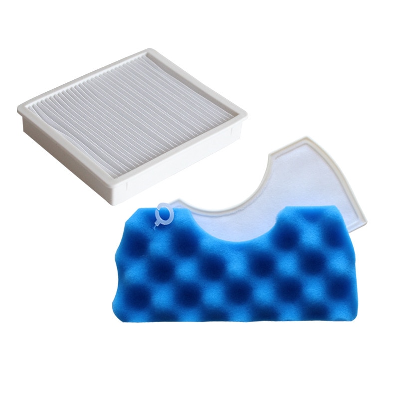 Filtro hepa com esponja azul para samsung, conjunto com filtro para robô aspirador de pó, peças para carro e aspirador de pó samsung sc43 sc44 sc45 sc47: 1 set