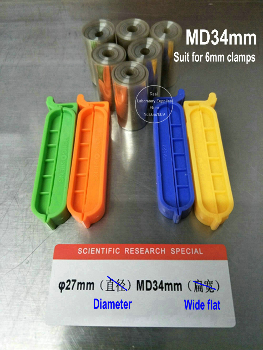 Bolsa de diálisis de celulosa regenerada MW3500, laboratorio de 1 metro/5 metros con MD25/34/44/55/77mm