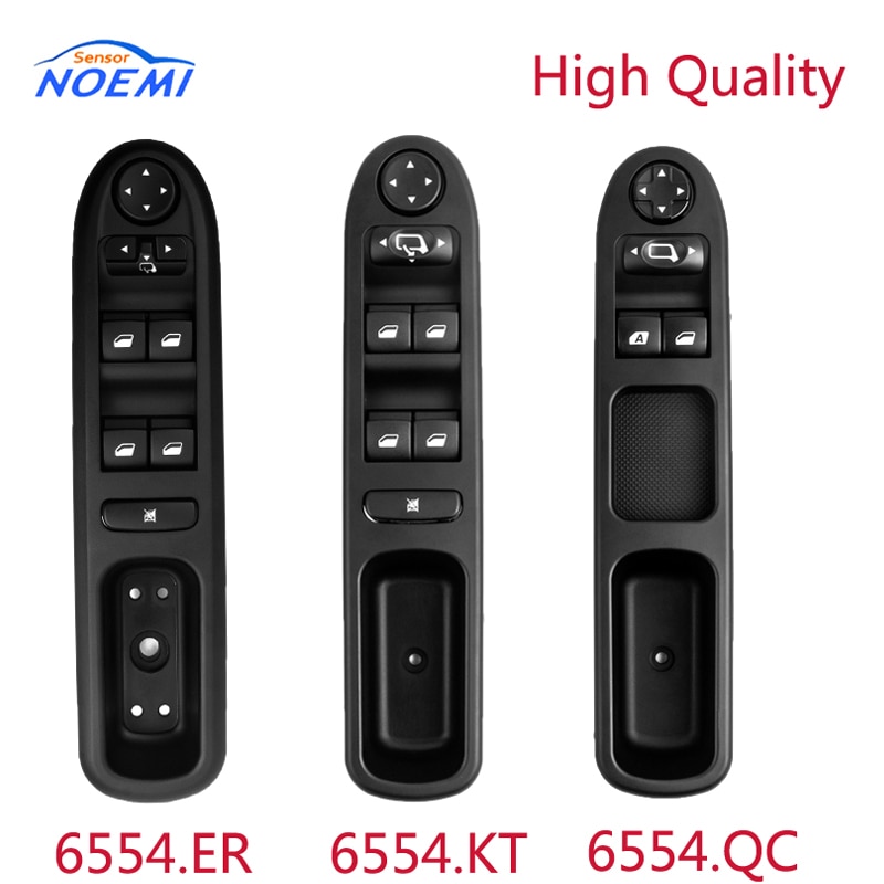Yaopei 6554.ER/ 6554.KT/ 6554.QC Electric Power Window Control Schakelaar Fit Voor Peugeot * 207 307 307CC 307SW 6554KT 6554QC 6554ER