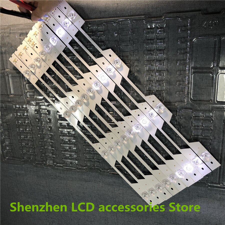 18pcs=2set FOR TCL 4LEDs y55A580 LCD TV backlight bar 55P1 A 55HR330M04A0 V2 4C-LB5504-HR05J 51CM