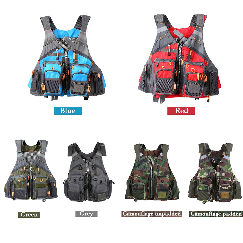 Life Safety Fishing Jacket Breathable Life Vest Superior Bearing Life Safety Vest Jacket Swimming Floatation Waistcoat Vest