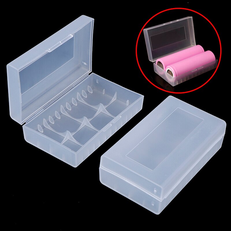 1 pc 20700 21700 plast oppbevaring beskyttende boks holder boks batteri klar 2- bay batteri boks oppbevaring boks holder organizer