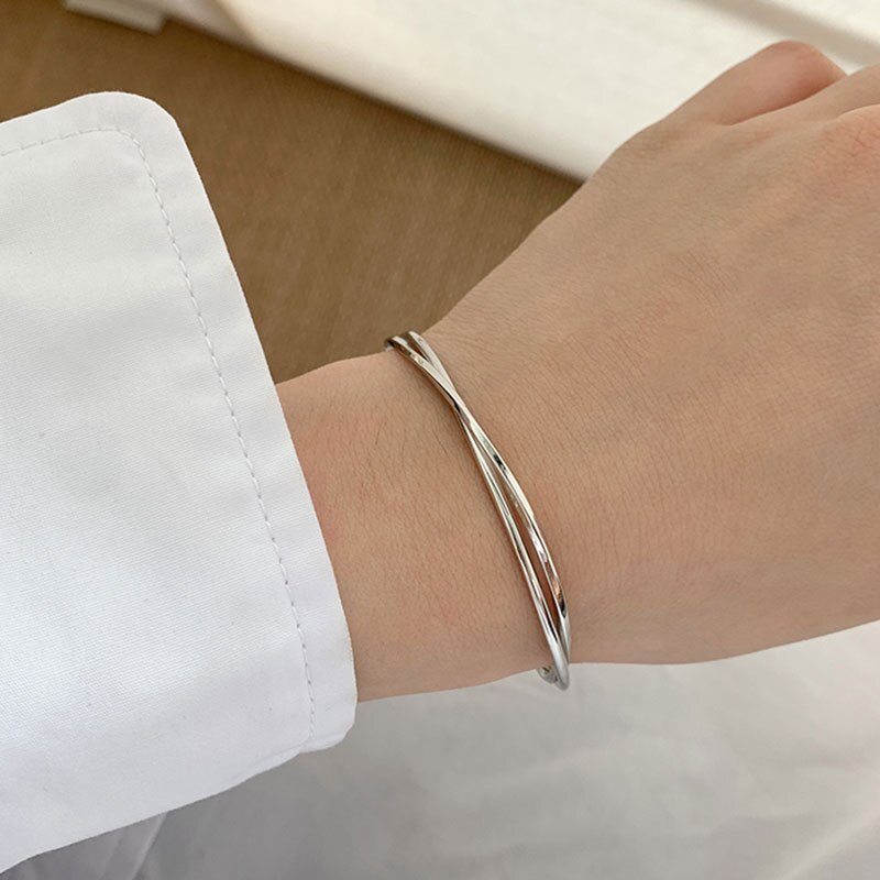 Mewanry 925 Sterling silber Armbinde Trend süßes doppelherz-kette schmuck Party geburtstag für damen: Stil a