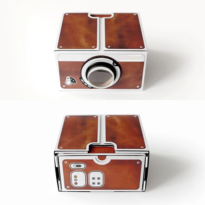 Cardboard Smartphone Portable Projector 2.0 / Install Phone Projector Movie No Installation is Required GK99