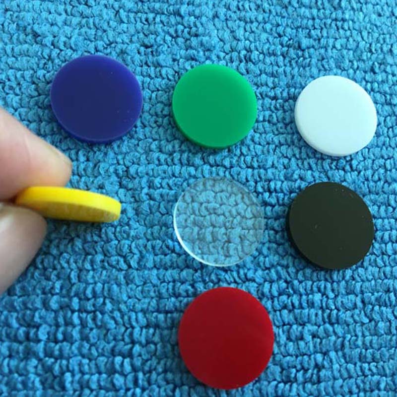 Coussin de queue de billard en acrylique coloré, 3 pièces, 14mm, noir américain