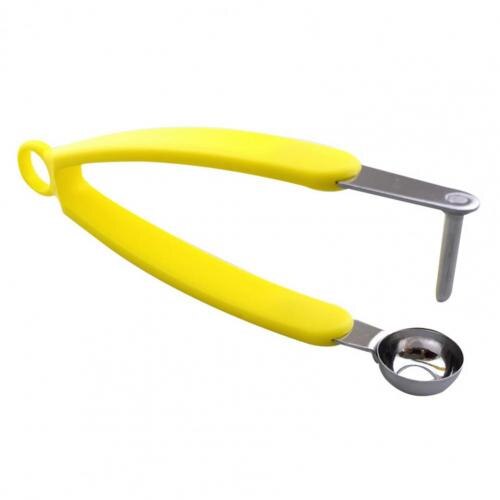 Cherry Pit Remover Labor-saving Rust-proof Stainless Steel Ultra-light Cherry Core Remover Kitchenaids for Home: YELLOW
