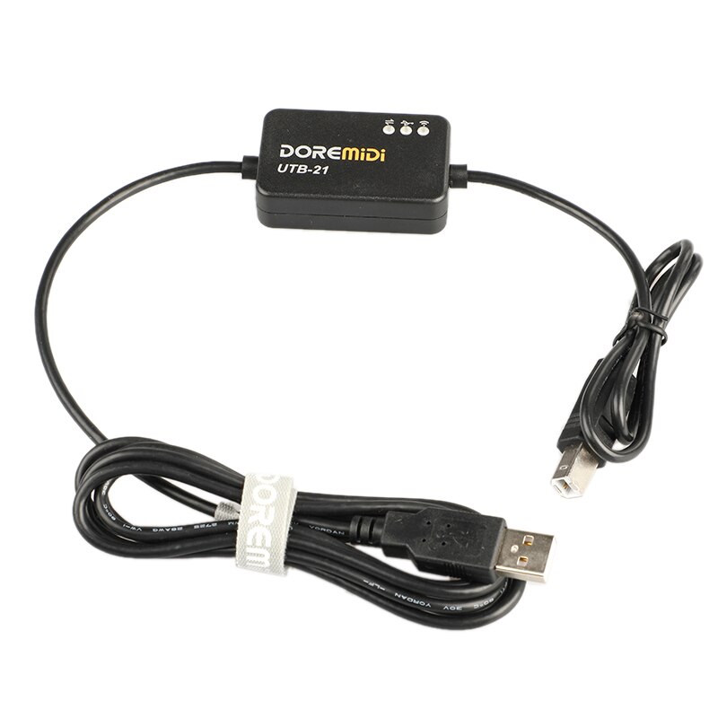 DOREMiDi UTB-21 USB MIDI a Bluetooth senza fili adattatore MIDI convertitore senza fili MIDI cavo USB dispositivo MIDI: Default Title